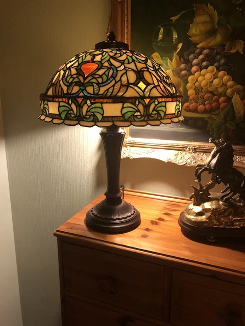 large Tiffany style lamp