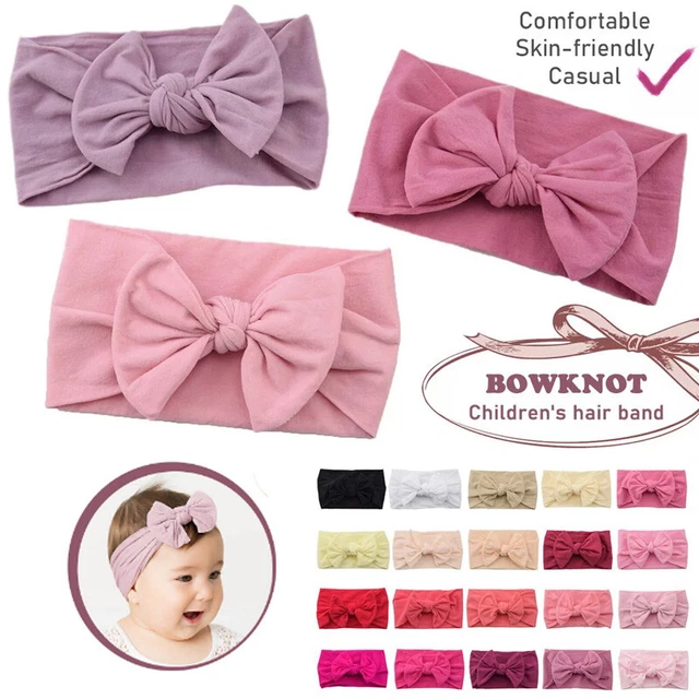 Baby Headbands Hairbands Hair Bows Elastic for Baby Girls Toddler Newborn
