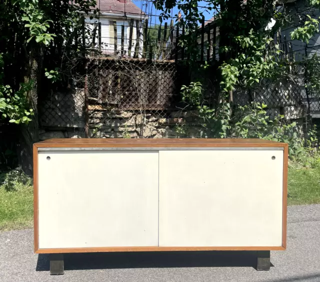 Early Rare George Nelson EOG Credenza Cabinet Designed For Herman Miller 1950s Early Rare George Nelson EOG Credenza Cabinet Designed For Herman Miller 1950s