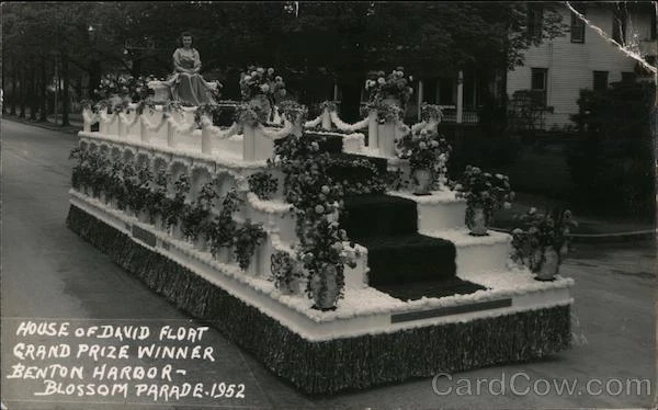 RPPC Benton Harbor,MI House of David Park Berrien County Michigan Postcard