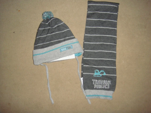NEUF LOT BONNET/ÉCHARPE Bébé Garçon Sergent Major EUR 9,00