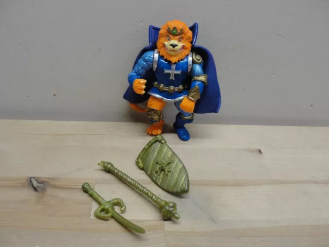 1992 Playmates Tnmt Teenage Mutant Ninja Turtles King Lionheart Figure ~Complete