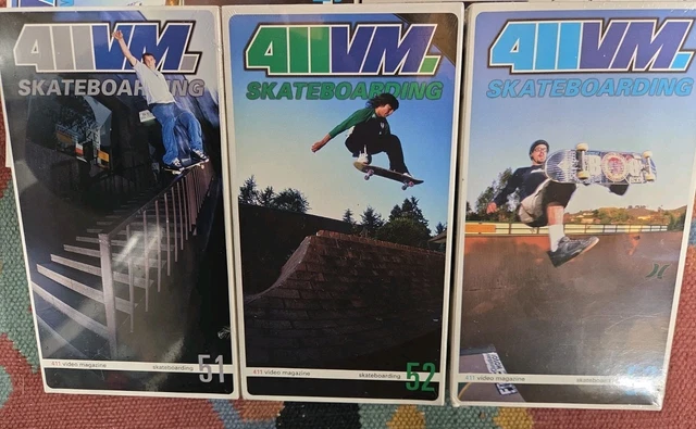 SET OF 2 Vintage Skate VHS 411VM Issue 22 (1997) + On Video