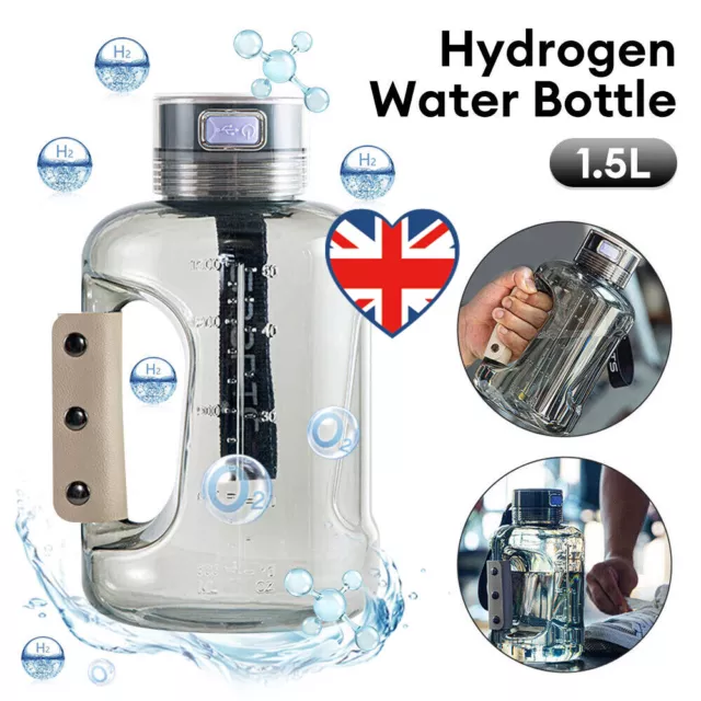 Hydrogen Water Bottle 1.5L Hydrogen Rich Portable Rich Hydrogen Water Generator~