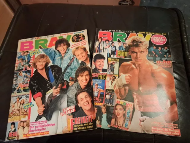 BRAVO NR 11 und 12/1986 komplett Madonna, Falco, Münchener Freiheit