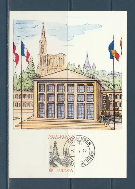 EurC  carte  1er jour  Europa   Pays Bas  Nederland      de  1978