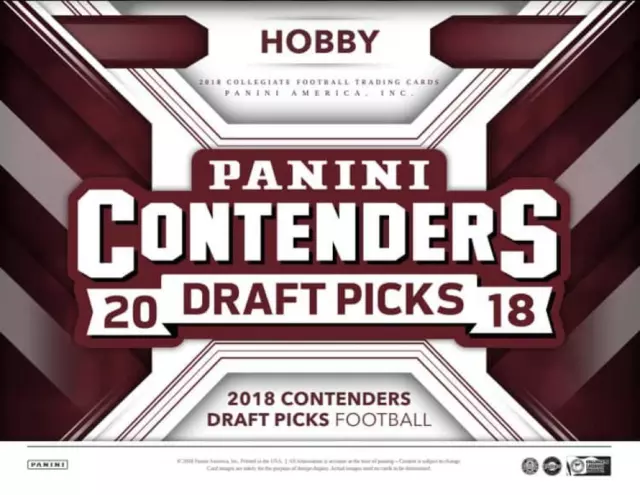 2018 Panini Contenders Draft Football Cards (Base and Inserts) Pick From List