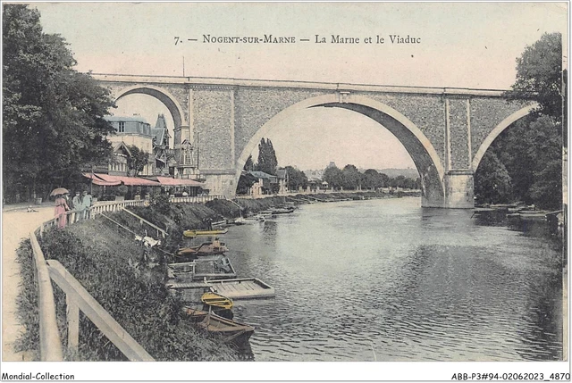 ABBP3-94-0203 - NOGENT-SUR-MARNE - la marne et le viaduc