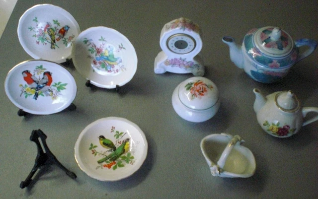 Set De Vaisselle Miniature Odoria - Échelle 1/12, 11,5x14 Cm, Plastique - Pour Maison De Poupée, Déco Cuisine Ou Salle à Manger