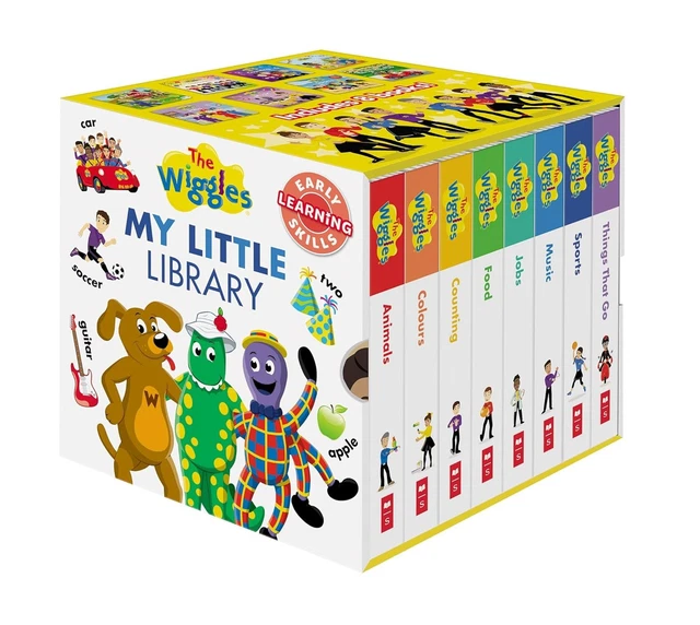 Library Cube THE WIGGLES: MY Little Early Learning 8-Book Library Cube $21.56 ...