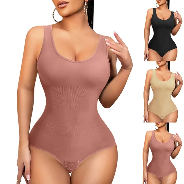 SHAPERX Bodysuit for Women Tummy Control Shapewear Seamless Sculpting  Slimming 
