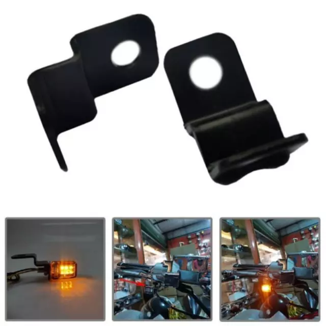 Motorcycle Mount Bracket Turn Signal LED Spot Fog Headlight Holder HandlebEL