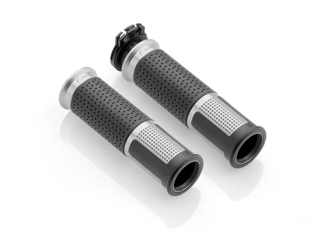RIZOMA Machined aluminum Grips and rubber inserts LUX Ø 22 mm