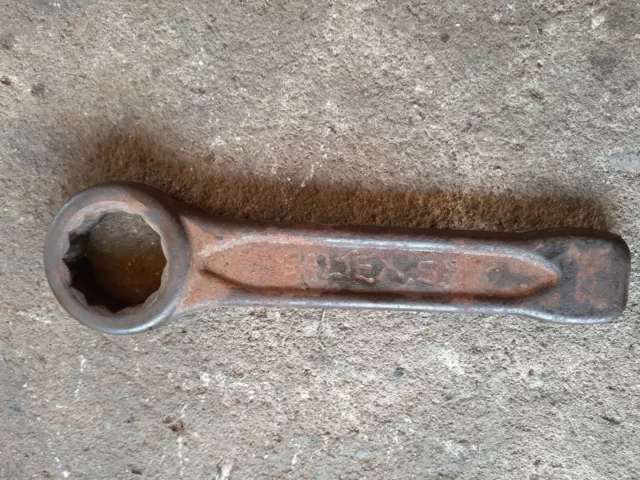 AF 1-1/4" vintage slogging Ring Spanner Wrench. Britool