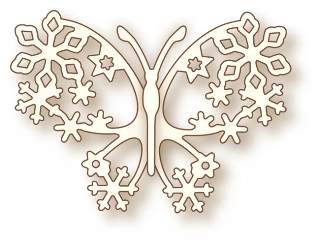 Wild Rose Studio's Specialty Stanzer - Winter Butterfly