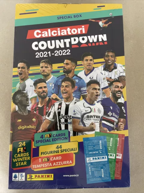 Panini Fußballer Countdown 2021-2022 Special Box Kalender Adventsfest