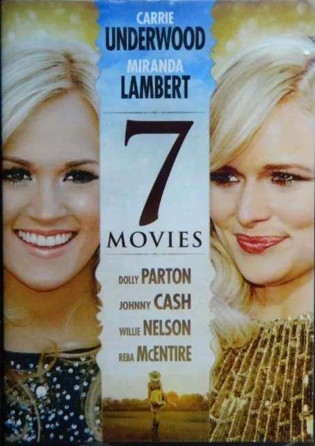 NEW 7 Movie 2 DVD America's Favorite Country MUSIC SINGER Stars CARRIE UNDERWOOD