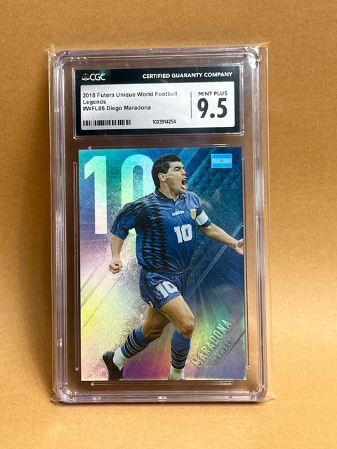 DIEGO MARADONA 2018 Futera Unique WFL06 Argentina Legends