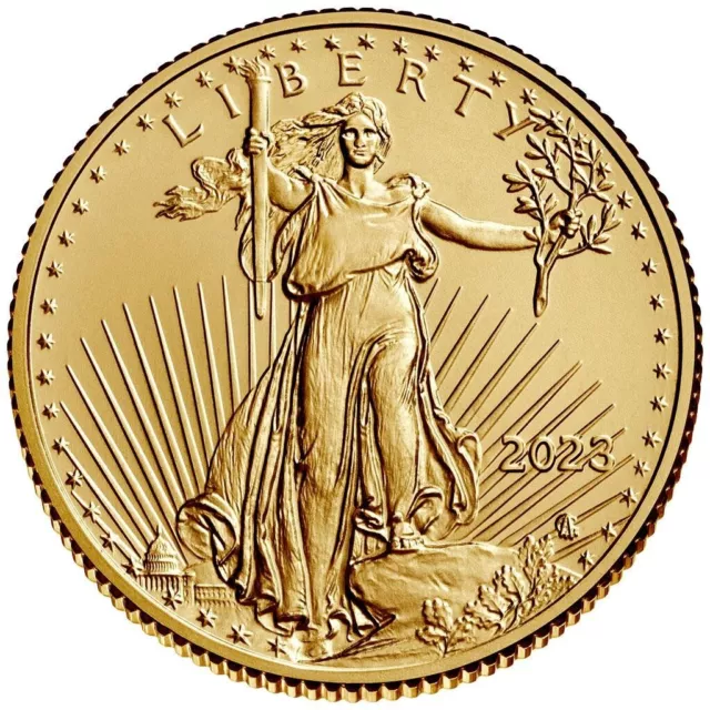 Goldmünze American Gold Eagle 2023 - USA - Anlagemünze - 1/4 Oz ST