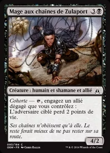 MTG Magic OGW - (x4) Zulaport Chainmage/Mage aux chaînes de Zulaport, French/VF