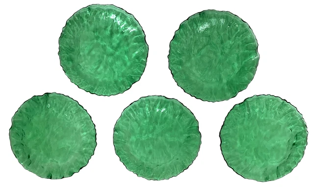 Vintage El Mexicano Seaweed Morgantown Cabbage (Set of 5) Salad/Dessert Plates Vintage El Mexicano Seaweed Morgantown Cabbage (Set of 5) Salad/Dessert Plates