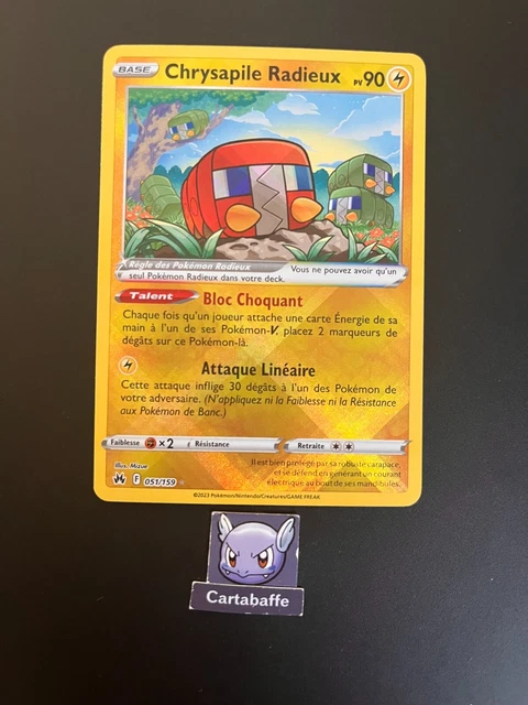 Carte Pokémon Chrysapile Radieux 051/159 EB12.5 Zénith Suprême NEUF