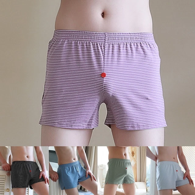 Fit Waist Cotton Jeans Pants Skirt Tights Trousers Boxer Pouch-Underpants