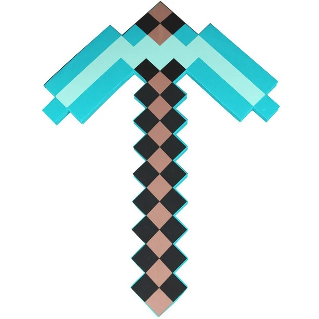 Set Armi Minecraft Foam Pvc Spada Ferro Piccone Ferro