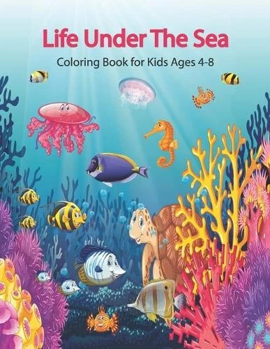COLORING PACK LIFE Under The Sea Coloring Book for Kids Ages 4-8 (Poche ...