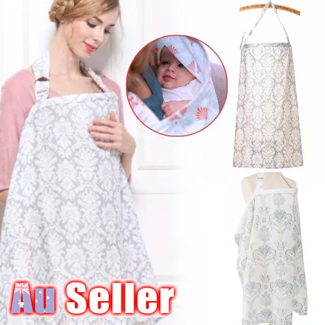 3 in 1 Generous Breast feeding Maternity Baby Nursing Cover Cotton Blanket