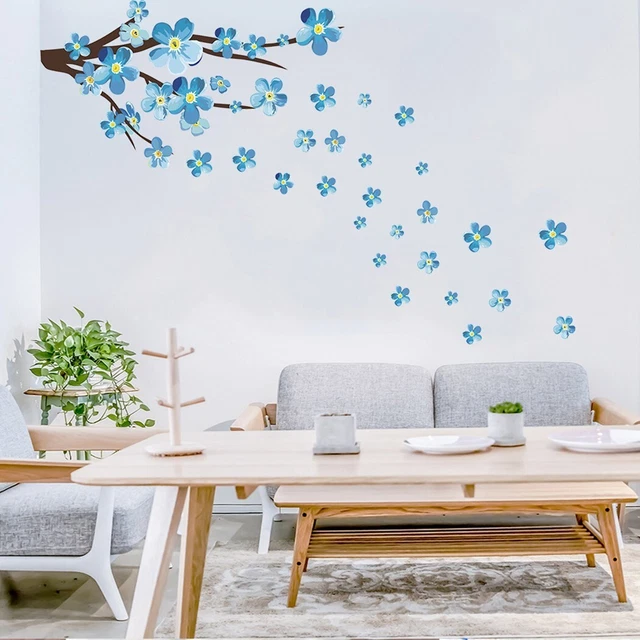 Premium Qualität Wandtattoo schöne Schmetterling und Blumenkunst für zu Hause