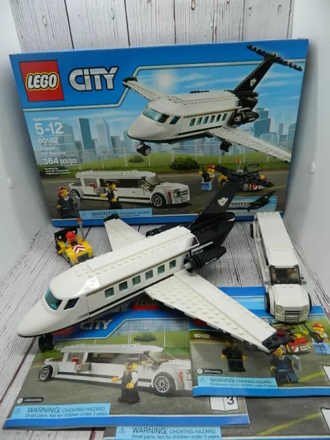 LEGO CITY 60102 Airport VIP Service Plane Limo Complete with Box