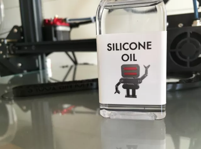 Aceite de silicona de primera clase del Reino Unido para impresora 3D, robots, arte acrílico, cinta de correr, etc. 50 ml 3