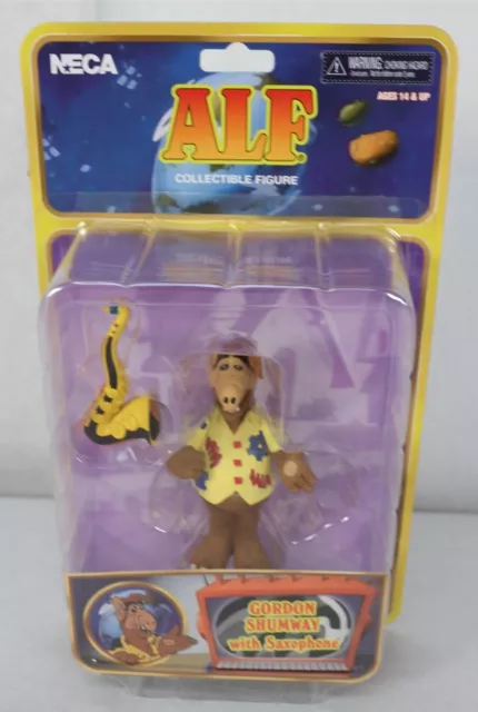 NECA Alf Gordon Shumway with Saxophone 4" Collectible Figure New