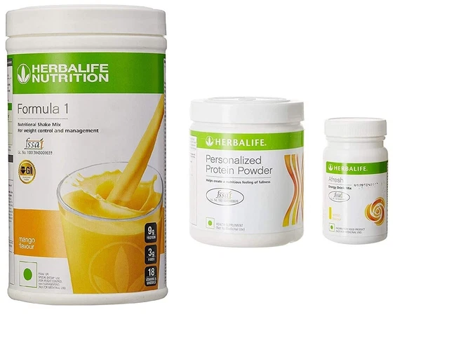 Herbalife F 1 Mango Protein Powder And Afresh Lemon (livraison gratuite...