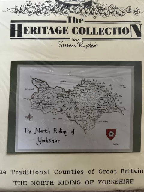 The Heritage Collection Susan Ryder North Riding Yorkshire Cross Stitch Kit