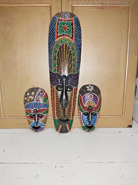 Masque Balinais Traditionnel fait à la main de Gradua (D'occasion) à