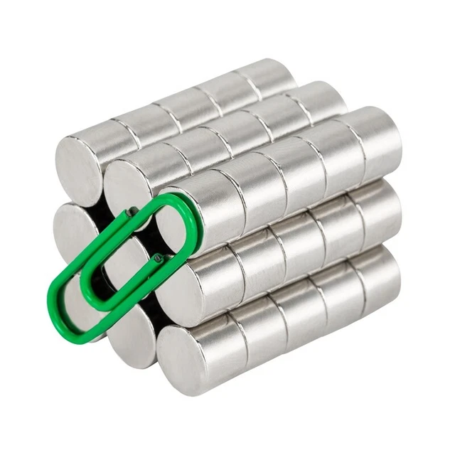 Rhinocats 200 Mini Magneti Al Neodimio, 6x3 Mm, Fortissimi E Resistenti Alla Ruggine, Dischi Rotondi Per Lavagne, Frigorifero E Fai Da Te