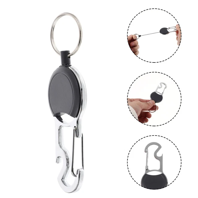 2 Pcs Legierung Einziehbarer Schlüsselanhänger Krankenschwester Lanyards Für