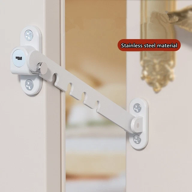 WINDOW LIMITER OPENING Restrictor for Inward Opening Window Window Safe ...
