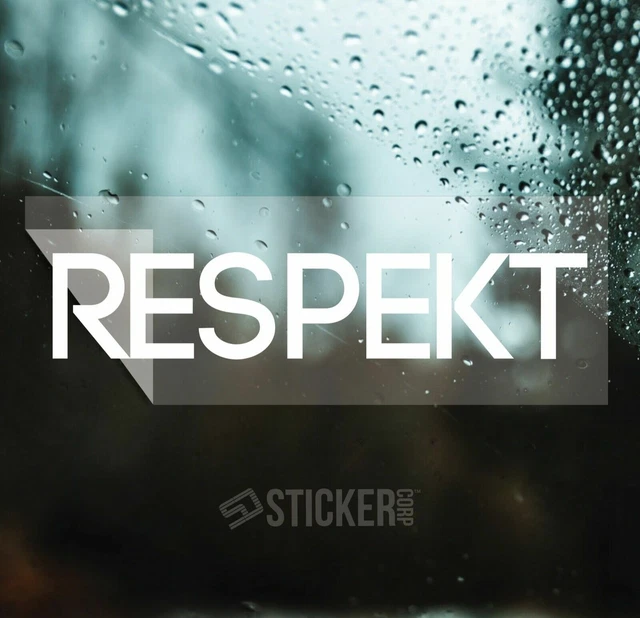 RESPEKT car Decal Sticker [ jdm euro drift slammed race vinyl accent]