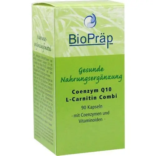 COENZYM Q10 L-Carnitin Combi 30 mg+180 mg Kapseln 90 St PZN 4118336
