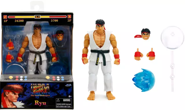 Ultra Street Fighter II: The Final Challengers Ryu 6" Inch Action Figure - Jada