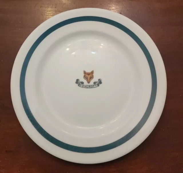Rare Vintage Foxcroft  School Middleburg Virginia Plate Lamberton