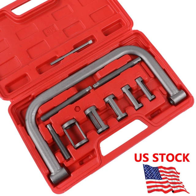5 SIZES VALVE Spring Compressor Pusher Automotive Tool Kit for Car