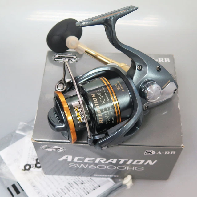 SHIMANO ACERATION SW6000HG Reel SW 6000 HG Saltwater FEDEX 2