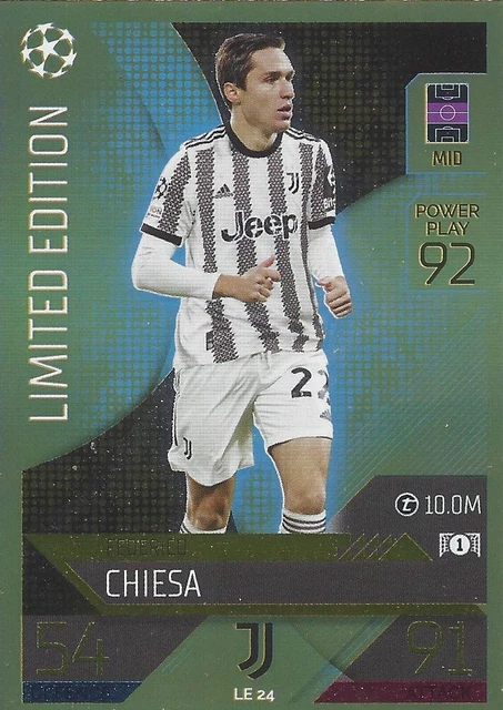 MATCH ATTAX CHAMPIONS League 2022/2023 LE 24 Federico Chiesa £0.88