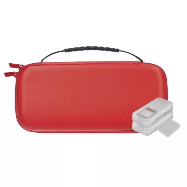 Funda Roja Nuwa Antigolpes y 4 Estuches Switch (165375)