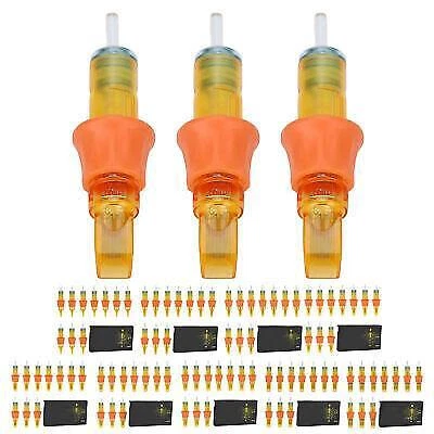 10 pz aghi cartuccia tatuaggio scintilla shader fodera rotonda RL RS RM M