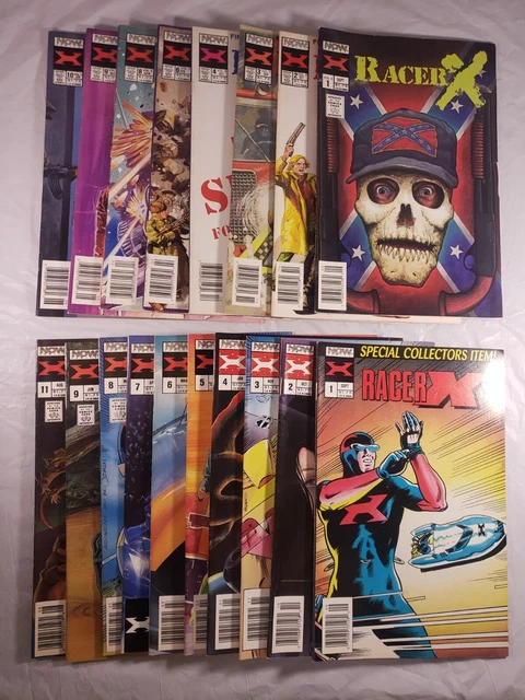 Comic Racer X Collection of Volume 1 and 2 (See Pictures)